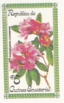 Sellos de Africa - Guinea Ecuatorial -  flores-