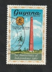 Stamps : America : Guyana :  254 - Castillo Margot