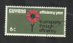 Stamps : America : Guyana :  299 - Flor
