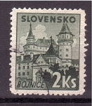 Stamps : Europe : Slovakia :  serie- Castillos