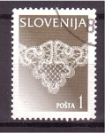 Sellos de Europa - Eslovenia -  serie- Bordados de Idrija