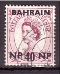 Stamps Bahrain -  serie- Sellos sobrecargados de G. B.