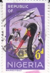 Stamps Nigeria -  ilustración de Maurice Fievet 