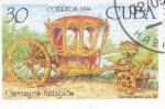 Sellos del Mundo : America : Cuba : carruaje antiguo 