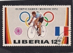 Stamps Liberia -  Juegos Olimpicos-Munich 1972