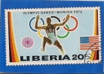 Sellos de Africa - Liberia -  Juegos Olimpicos-Munich 1972