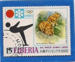 Stamps Liberia -  XI Juegos Olimpicos de Invierno