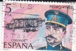 Stamps Spain -  Pedro Vives- jefe de aeronáutica  (40)