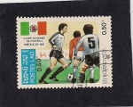 Stamps Laos -  Mundial de Futbol 1986