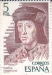 Stamps Spain -  Jorge Manrique (40)