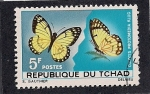 Sellos de Africa - Chad -  Mariposas