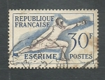 Stamps France -  Esgrima