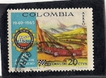 Sellos de America - Colombia -  Automovilismo