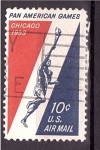 Stamps United States -  Juegos Pan Americanos