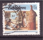 Stamps : Africa : Zimbabwe :  serie- Aspectos de Zimbabwe