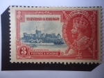 Sellos del Mundo : America : Trinidad_y_Tobago : Castillo de Windsor - 25° Aniversario de la Coronación de George V - Bodas de Plata, 1910-1935