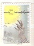 Stamps Belgium -  campos de concentración