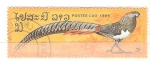 Stamps : Asia : Laos :  pavo real RESERVADO