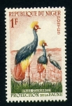 Stamps : Africa : Niger :  Grullas Coronadas