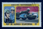 Sellos del Mundo : Africa : Guinea_Ecuatorial : Ases del Motorismo