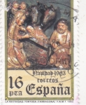 Sellos de Europa - Espa�a -  Navidad-83 La Natividad-Tortosa  (40)