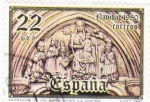 Stamps Spain -  Navidad-80 Adoración de los reyes (40)