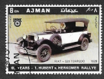 Stamps United Arab Emirates -  Yt116E - Coches Antiguos