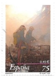 Stamps : Europe : Spain :  bomberos