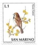Stamps : Europe : San_Marino :  pájaro