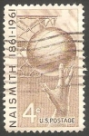 Stamps United States -  720 - Centº del nacimiento de James A. Naismith, fundador del baloncesto