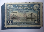 Stamps : America : El_Salvador :  Exposición Internacional de la Puerta de Oro - Golden Gate International Exposition.