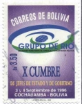 Stamps Bolivia -  Cumbre de Jefes de Estado y de Gobierno