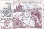 Stamps : Europe : Spain :  EUROPA CEPT-El Quijote.Miguel de Cervantes   (40)