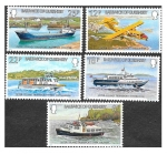 Stamps United Kingdom -  227-231 - Transporte entre Islas
