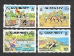 Stamps United Kingdom -  232-235 - Año Internacional de los Discapacitados