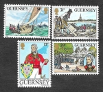 Stamps United Kingdom -  303-306 - John Doyle