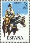 Stamps Spain -  2169 - Uniformes militares - Coracero de caballeria 1635