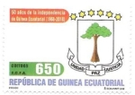 Stamps Equatorial Guinea -  50 aniversario independencia