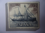 Stamps Spain -  Ed:1609 - Destructor - Serie: Armada Española.