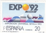 Stamps : Europe : Spain :  EXPO-92 Sevilla (40)