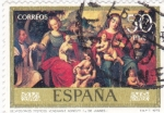 Stamps Spain -  DESPOSORIOS MISTICOS VENERABLE AGNESIO-Juan de Juanes (40)
