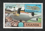 Stamps Uganda -  166 - 75 Anivº del 1er vuelo de los hermanos Wright