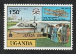 Stamps Uganda -  185 - 75 Anivº del 1er vuelo de los hermanos Wright