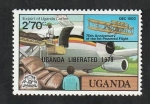 Stamps Uganda -  186 - 75 Anivº del 1er vuelo de los hermanos Wright