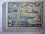 Stamps : America : Saint_Vincent_and_the_Grenadines :  U.P.U. - 75° Aniversario de la U.P.U 1874-1949 - Serie:U.P.U.