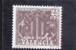 Stamps : Europe : Spain :  Plan sur de Valencia (41)