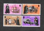 Stamps United Kingdom -  175-178 - Centenario de la Asistencia Sanitaria de la Orden de Malta