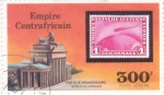 Stamps Africa - Central African Republic -  Puerta de Brandebourg-Berlín