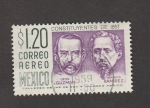 Stamps Mexico -  Constituyentes 1857