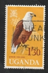 Sellos de Africa - Uganda -  73 - Águila